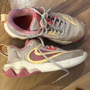Nike Gray and Pink Athletic Shoes